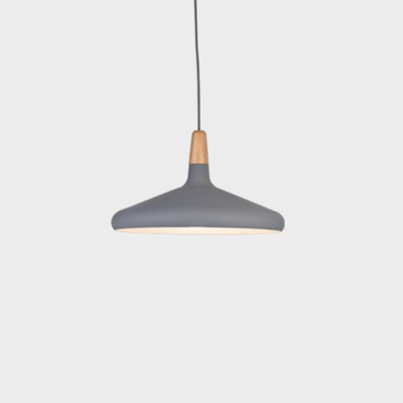 Moderne eenvoudige kegelhangende hanglamp aluminium hangende hanglampen voor restaurant