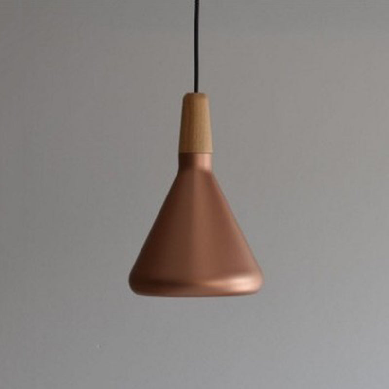 Moderne eenvoudige kegelhangende hanglamp aluminium hangende hanglampen voor restaurant