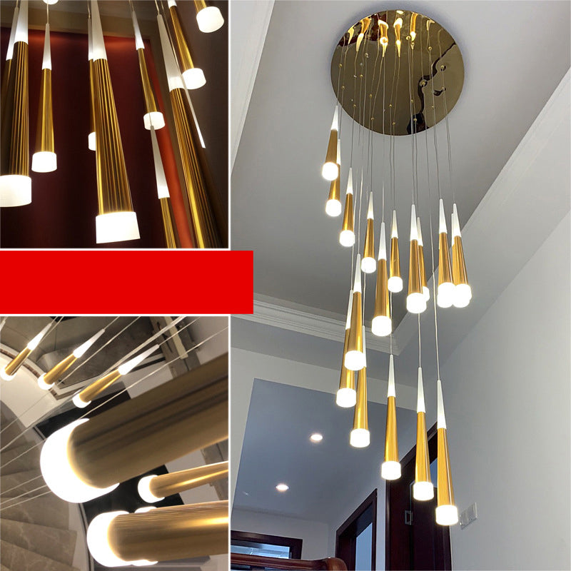 Modern multi -light hanger Led Light Indoor Hotel Light Long Trap Light