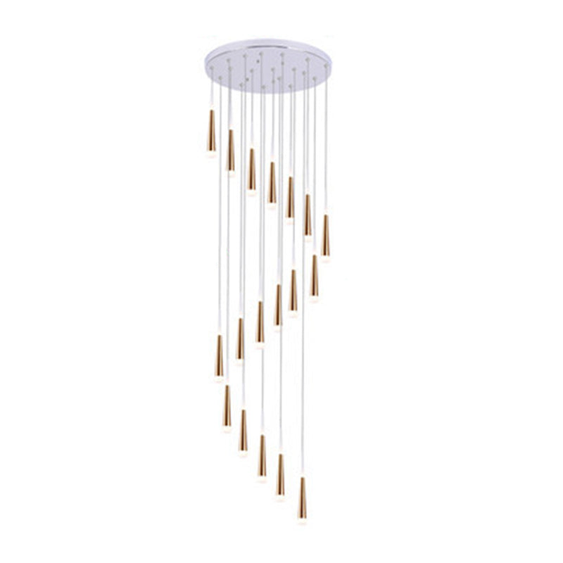Modern multi -light hanger Led Light Indoor Hotel Light Long Trap Light