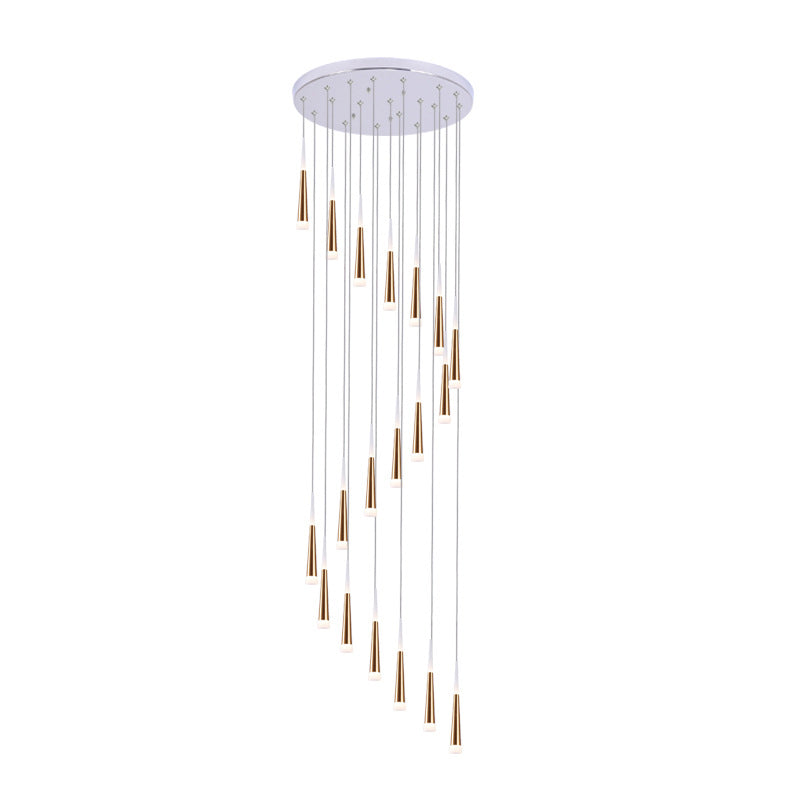 Modern multi -light hanger Led Light Indoor Hotel Light Long Trap Light