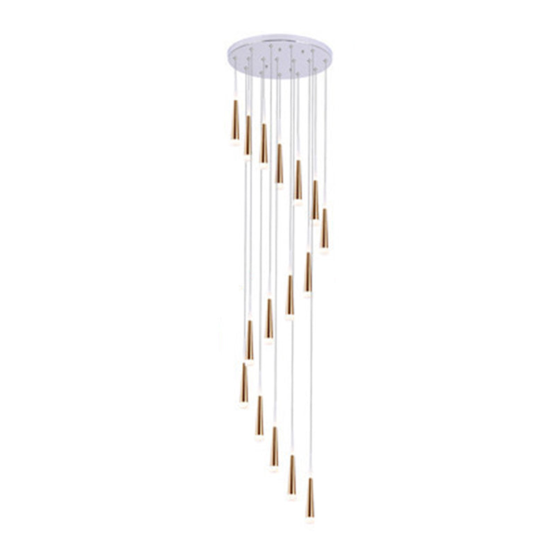 Modern multi -light hanger Led Light Indoor Hotel Light Long Trap Light