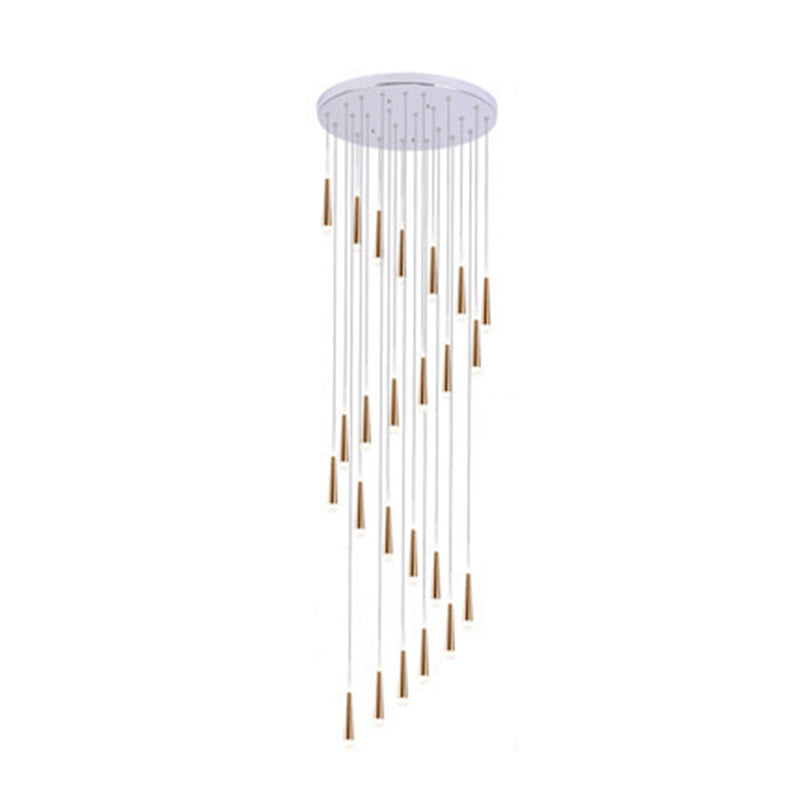 Modern multi -light hanger Led Light Indoor Hotel Light Long Trap Light