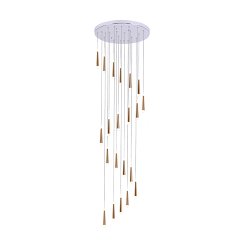 Modern multi -light hanger Led Light Indoor Hotel Light Long Trap Light
