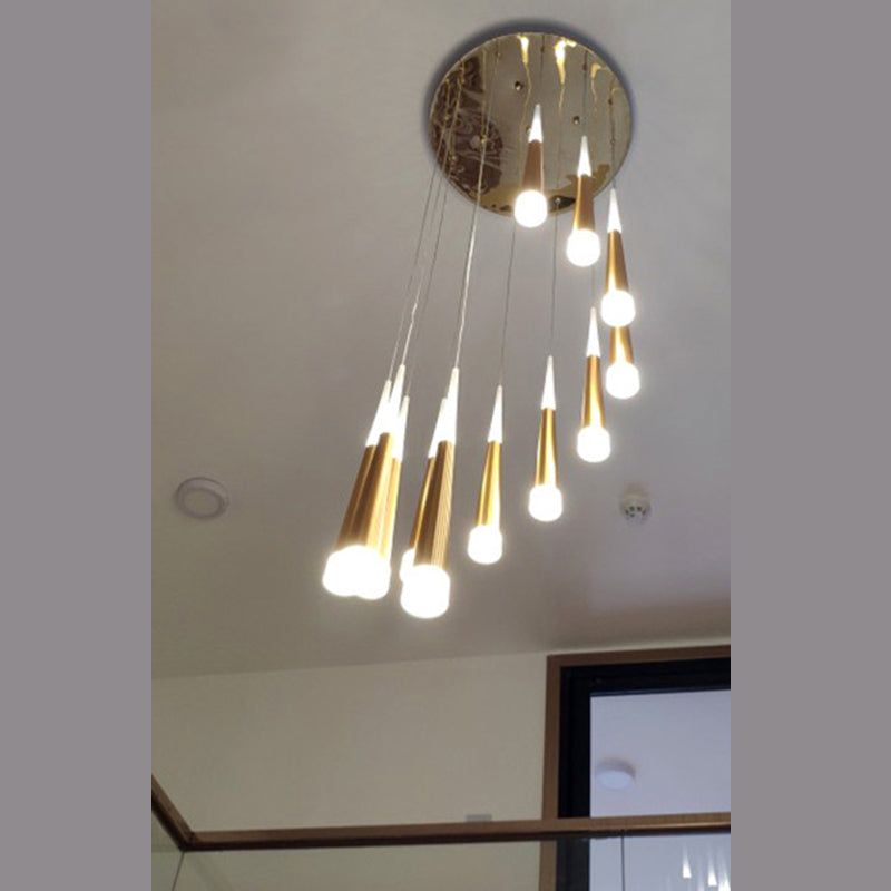 Modern multi -light hanger Led Light Indoor Hotel Light Long Trap Light
