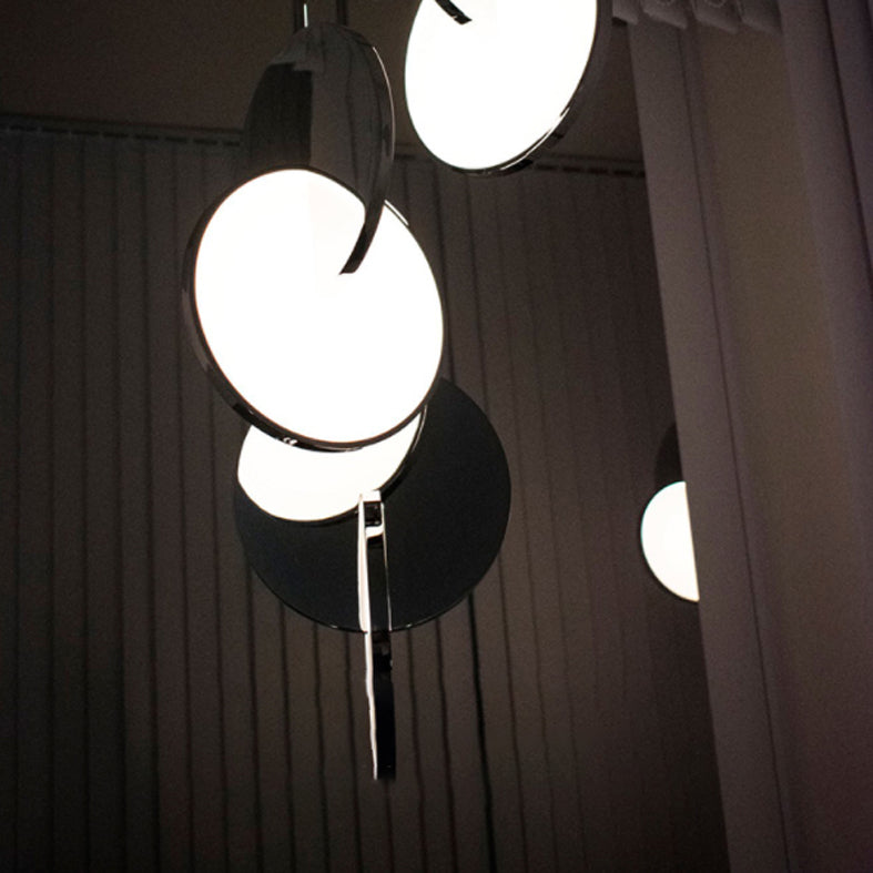 1-Light LED Thin Contemporary Hanging Lamp Kit Metal Pendant Light for Dining Room