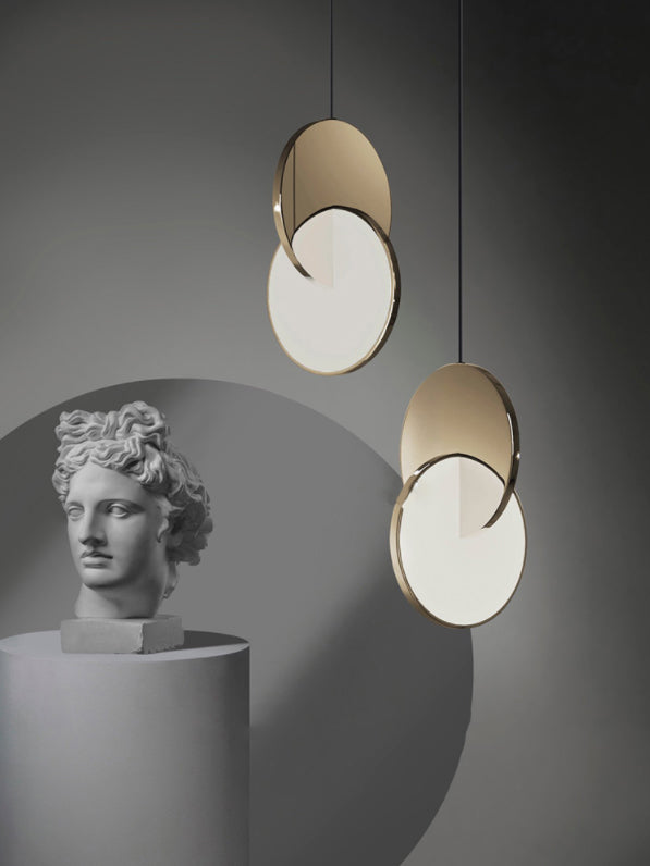 1-Light LED Thin Contemporary Hanging Lamp Kit Metal Pendant Light for Dining Room