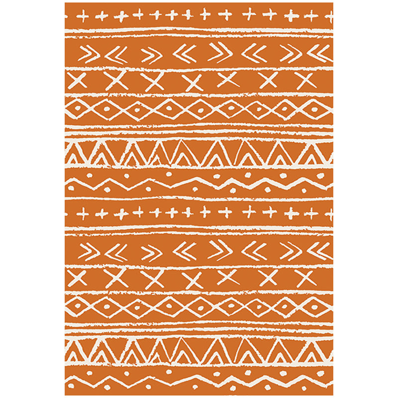 Tapis d'impression ethnique de couleur unie en polyester bohème Bohemian Tapis d'intérieur sans glissement pour décora intérieur