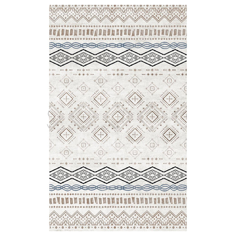 Tapis de dossier de bœuf Bohemian Simple Multicolor Tapis de support de secours de secours pour le salon