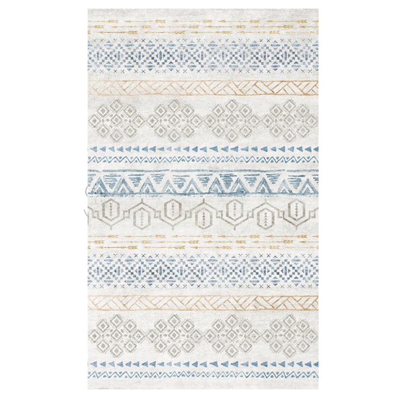 Tapis de dossier de bœuf Bohemian Simple Multicolor Tapis de support de secours de secours pour le salon