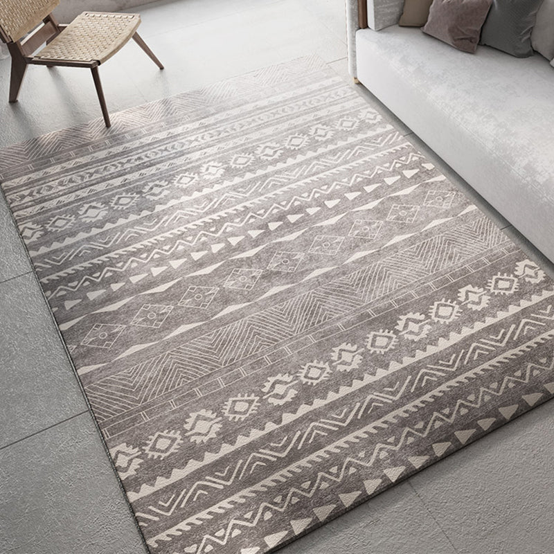 Tapis de dossier de bœuf Bohemian Simple Multicolor Tapis de support de secours de secours pour le salon