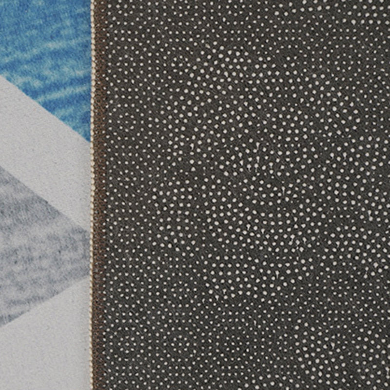 Trendy Feather Pattern Area Rug Modern Simple Carpet Polyester Friendly Washable Rug for Living Room