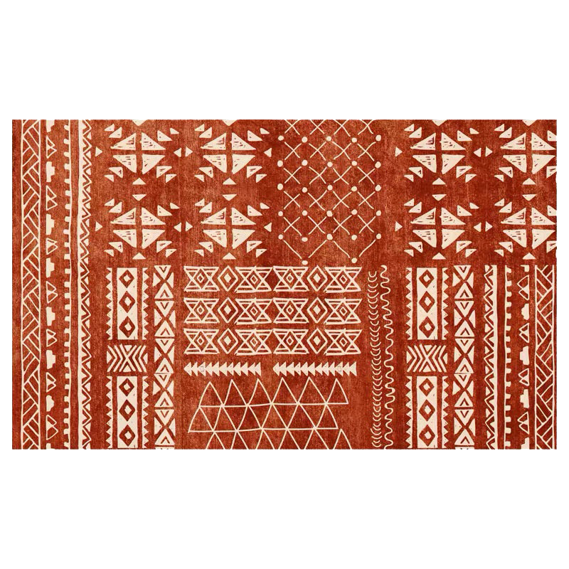 Boheemse tribale patroon Tapijten Multicolor polyester Area Tapijt Non-slip achterste tapijt voor woonkamer