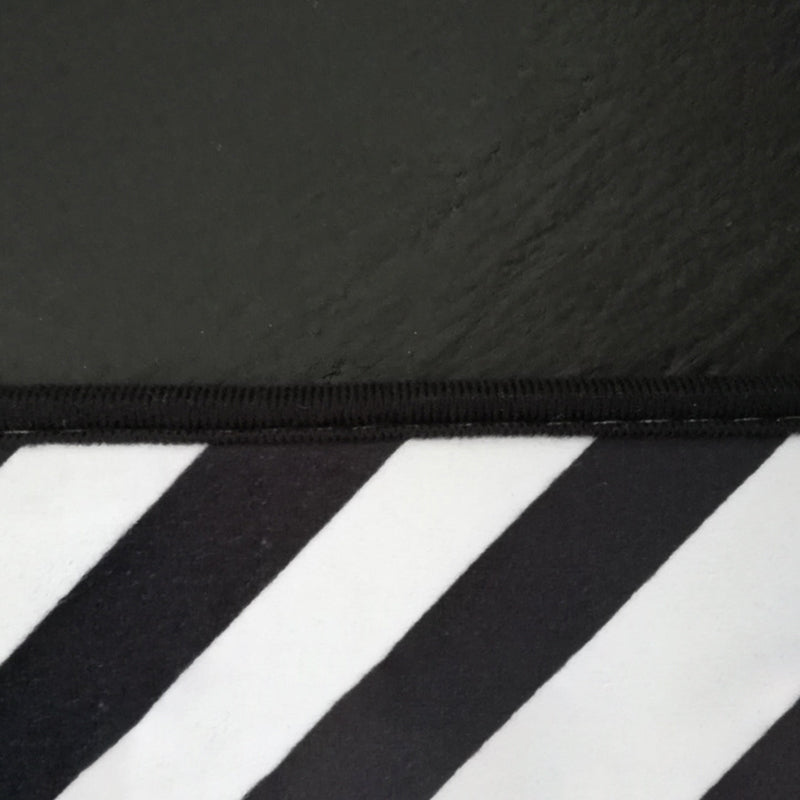 Kleurrijk stijlvol ronde vloerkleed moderne tijger bedrukt tapijt niet-slip achterste tapijt voor woningdecoratie