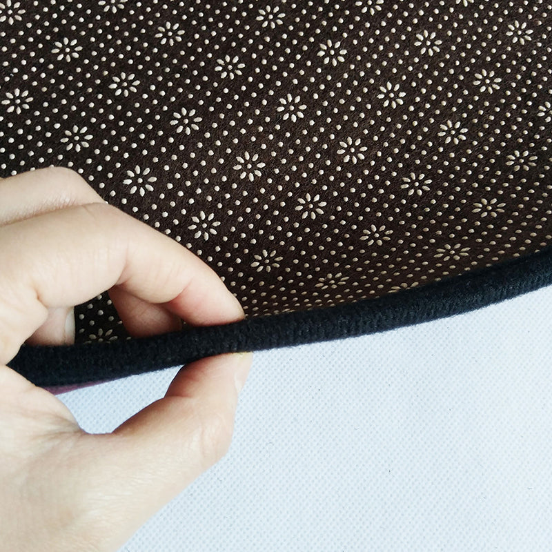 Funky Leopard Printed Area Rug Simplicity Round Indoor Carpet Stain Resistant Rug for Living Room