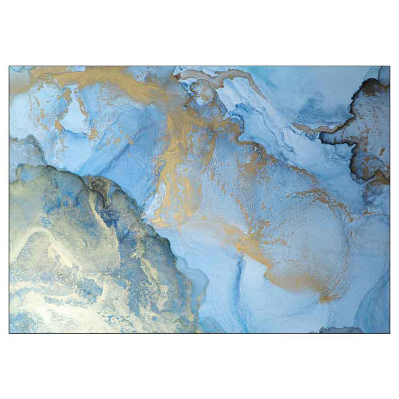 Trendy Watercolor Printed Area Rug Modern Rectangle Carpet Friendly Washable Rug for Living Room