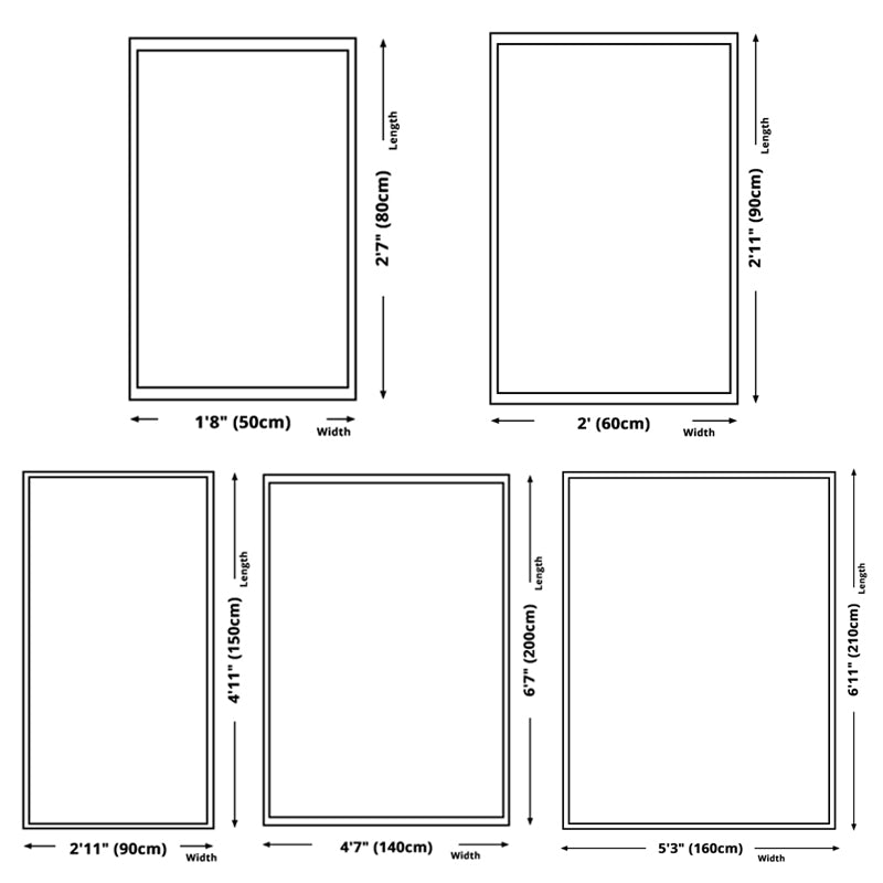 Comfort Plants Pattern Rug Simplicity Modern Rug Polyester Friendly Washable Carpet for Home Decor