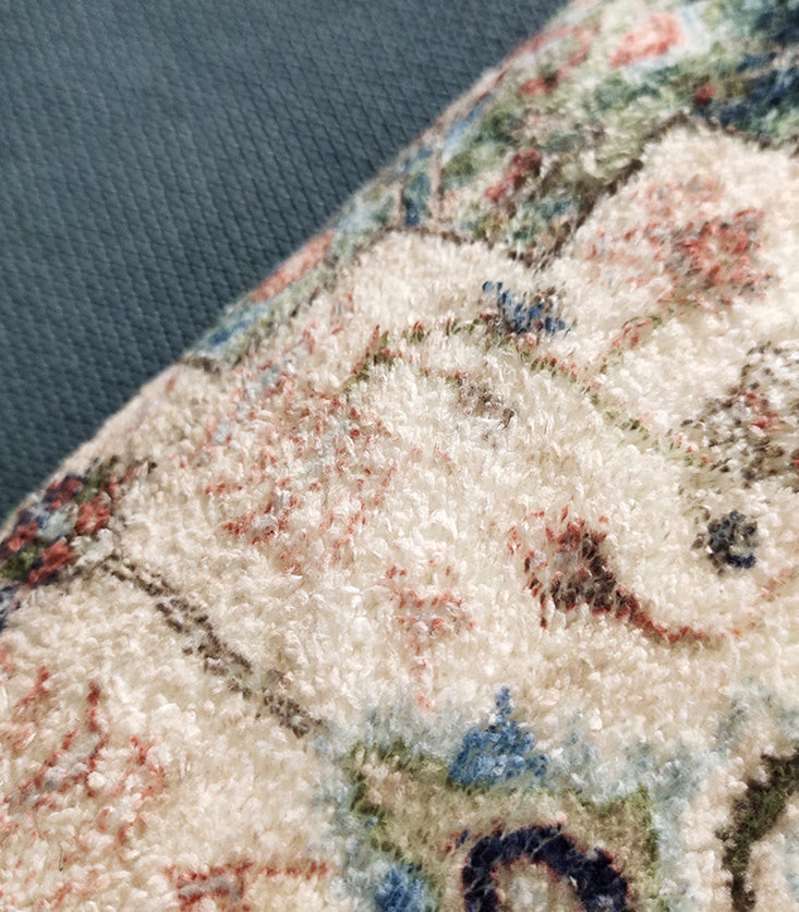 Mehrfarbiger ethnischer Print Teppich Polyester Retro Teppich Anti-Rutsch-Rücken-Innenteppich für die Heimdekoration