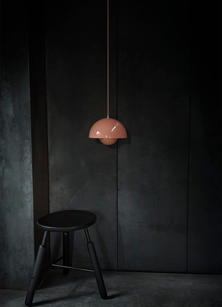 1 Luz de techo colgante de metal ligero semi Semi esferas Comedor Comedor lámparas colgantes
