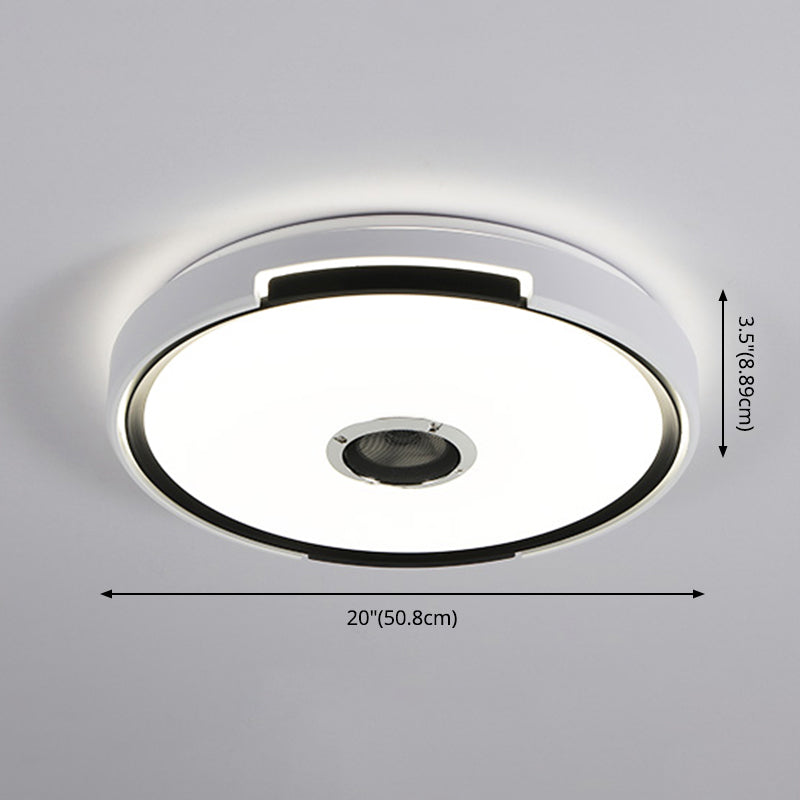 Flush Mount Ceiling Fixture LED Light Smart Mobile Phone Control Foyer Light Room Light