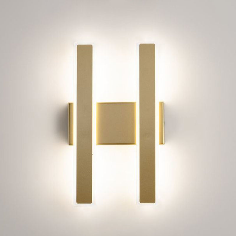 Fun a parete rettangolare per la parete della camera da letto Simplicità a parete LED Apparecchio di illuminazione montata