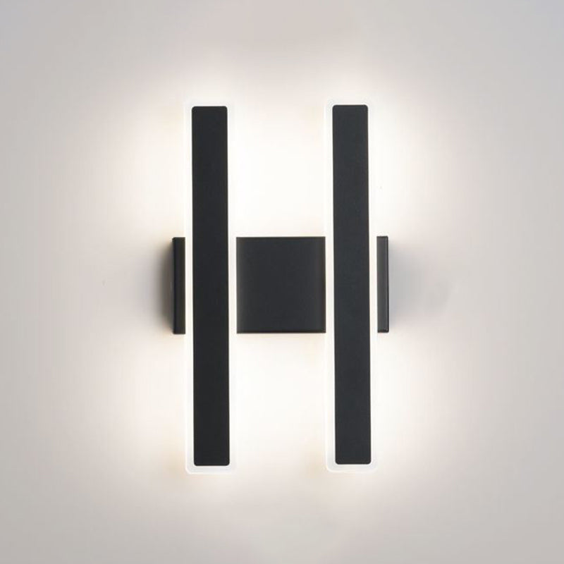 Fun a parete rettangolare per la parete della camera da letto Simplicità a parete LED Apparecchio di illuminazione montata