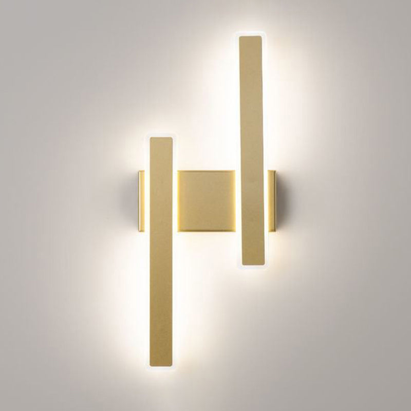 Fun a parete rettangolare per la parete della camera da letto Simplicità a parete LED Apparecchio di illuminazione montata