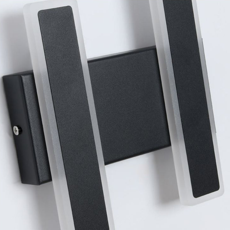 Fun a parete rettangolare per la parete della camera da letto Simplicità a parete LED Apparecchio di illuminazione montata