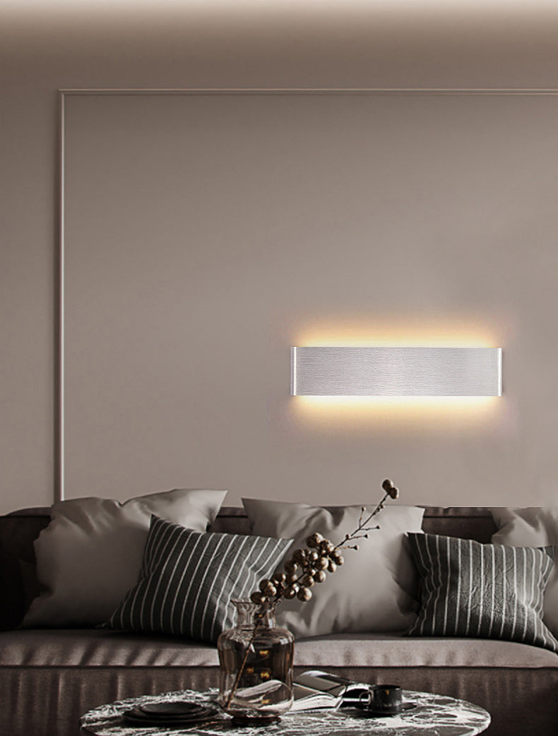 Rectangular Flush Monte Murón Spleder Postmodern Metal Sala LED LUME