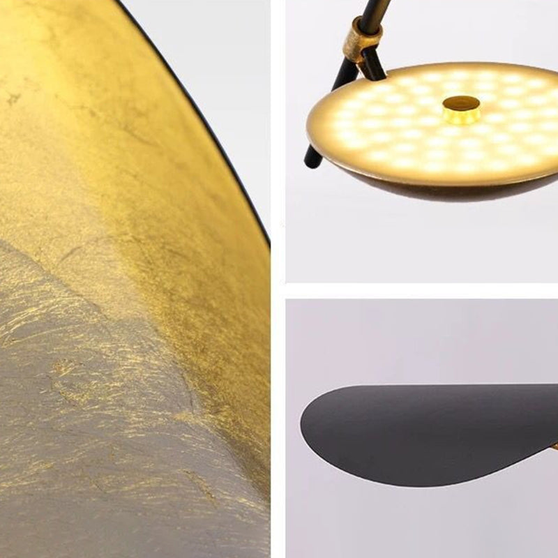 Lackiertes Metall -LED -Anhänger Licht im modernen Luxusstil schmiedeeisern hängenden Licht für Esszimmer
