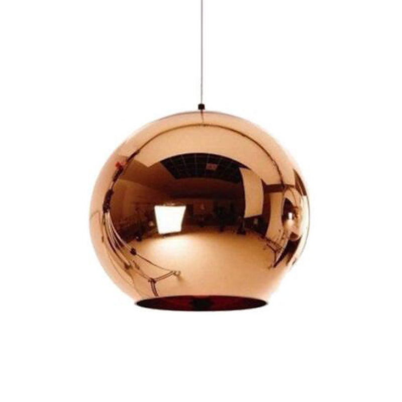 1 Light Glass Pendant Lighting Fixtures Modern Globe Dining Room Hanging Light Fixtures