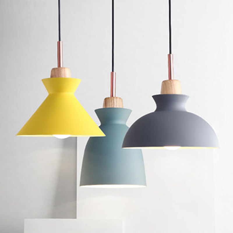 Metaal 1 licht hangende lichten moderne eetkamer naar beneden verlichting hanger