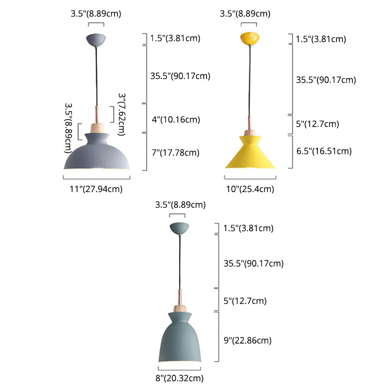 Metaal 1 licht hangende lichten moderne eetkamer naar beneden verlichting hanger