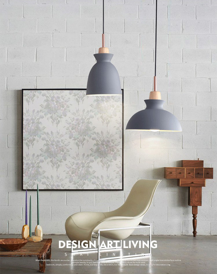 Metaal 1 licht hangende lichten moderne eetkamer naar beneden verlichting hanger