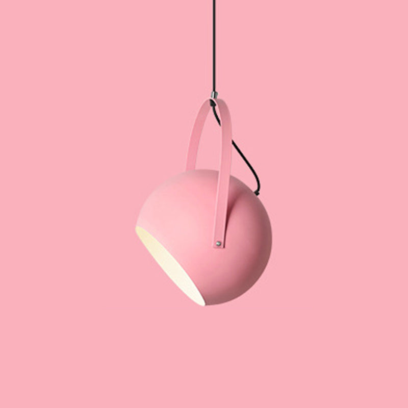 1 Light Metal Pendant Lighting Fixtures Modern Pendulum Dining Room Hanging Pendant Lights