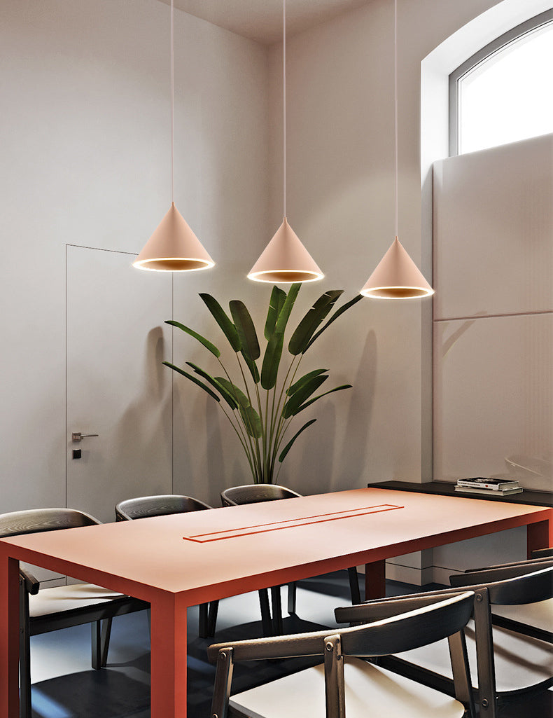 Metallkegel hängende Anhänger Lichter moderner Esszimmer Down Lighting Anhänger