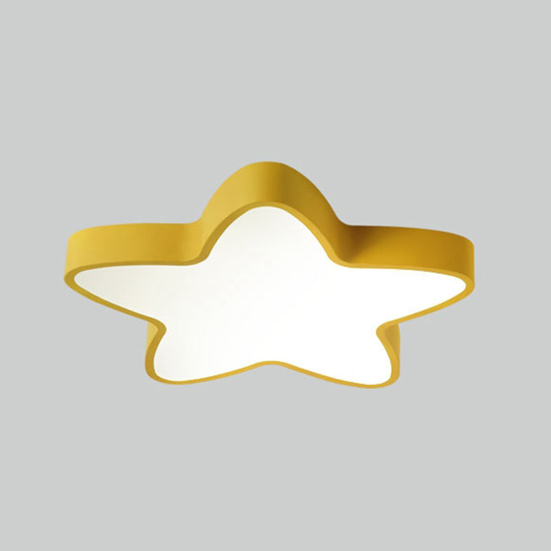 Plafonnier LED en fer forgé, plafonnier Macaron en acrylique de Style nordique moderne pour chambre à coucher