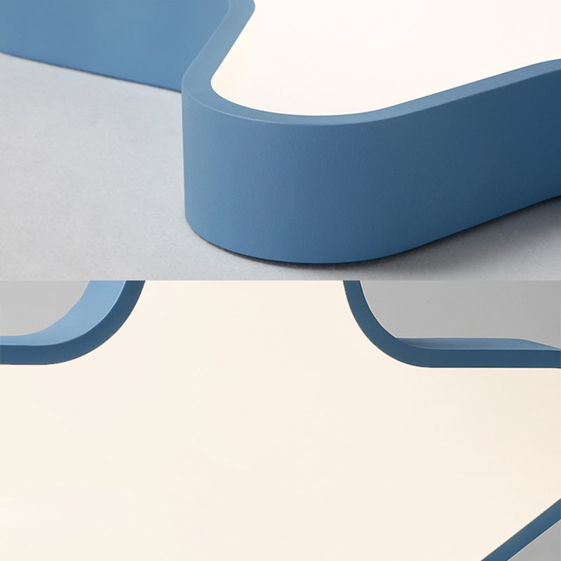 Plafonnier LED en fer forgé, plafonnier Macaron en acrylique de Style nordique moderne pour chambre à coucher