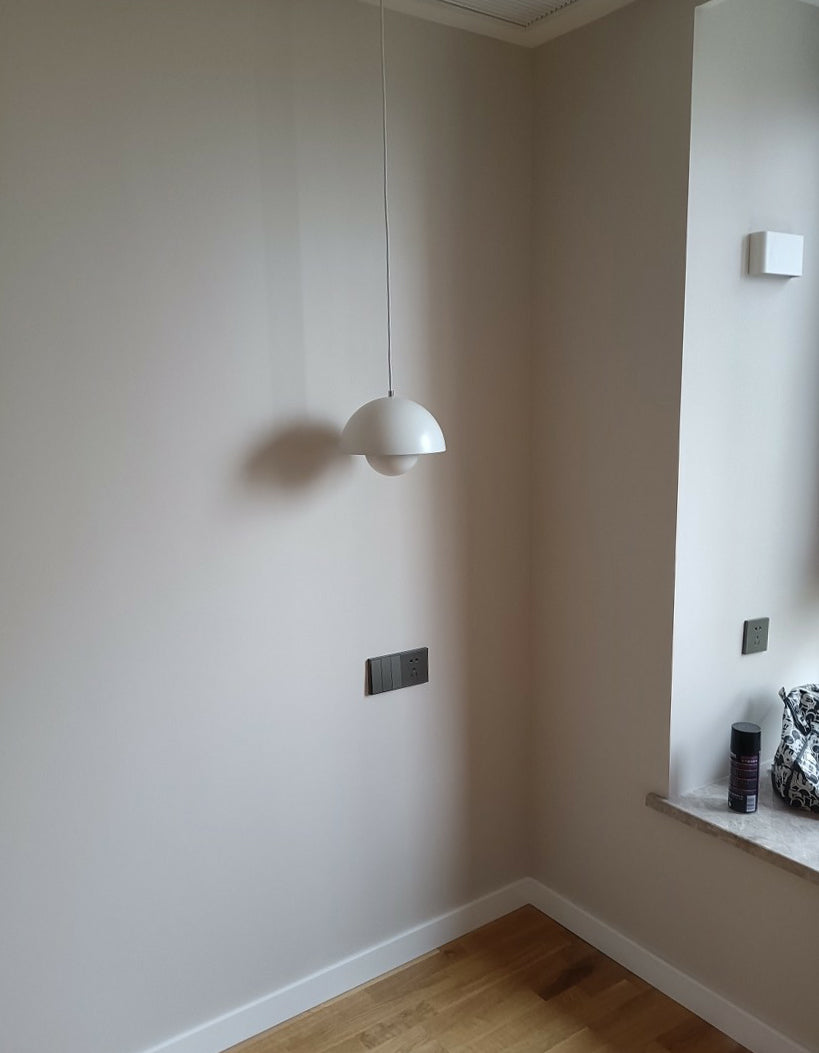 1 Light Metal Pendant Lighting Fixtures Modern Dome Dining Room Hanging Pendant Lights