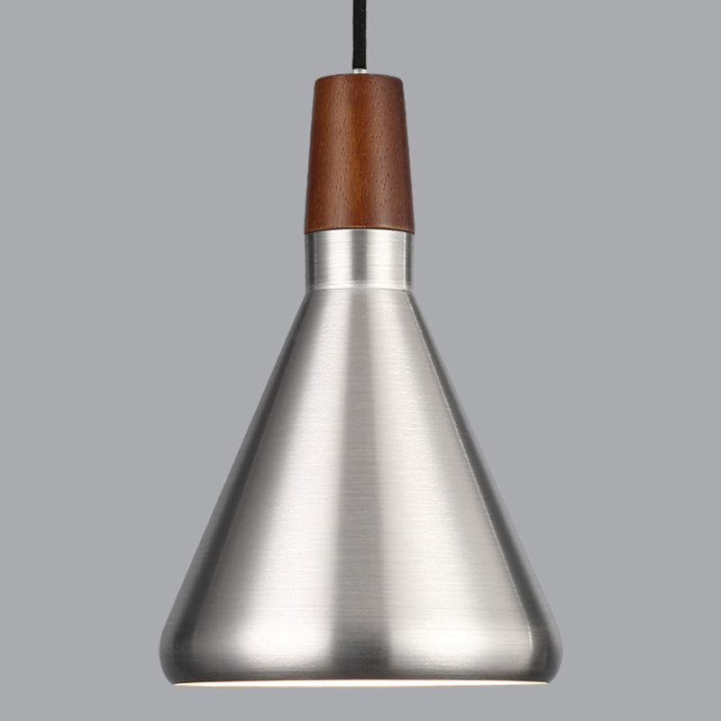 Cone Metal Pendant Ceiling Light Contemporary-Style Pendant Light Kit for Restaurant