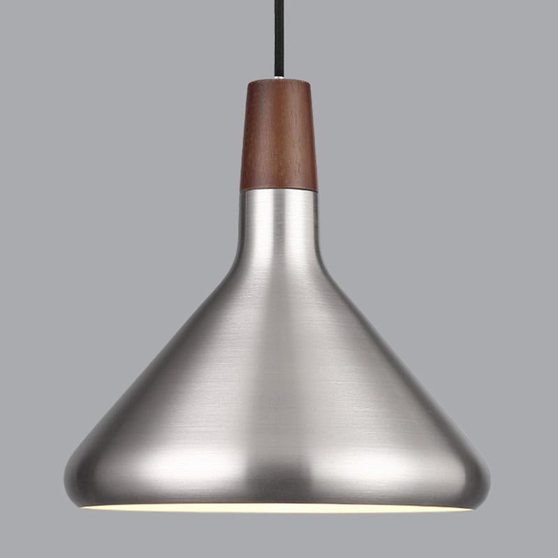 Cone Metal Pendant Ceiling Light Contemporary-Style Pendant Light Kit for Restaurant