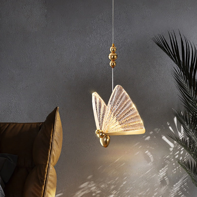 Butfly acrylique pendentif éclairage