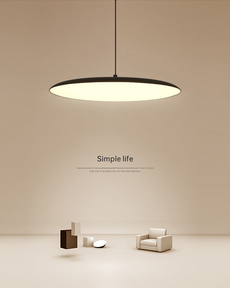 Modern LED enkele hanger Circle Light Foyer Hotel Light