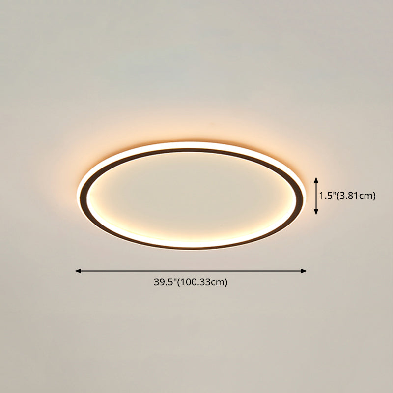 Lampe LED encastrée moderne, barre lumineuse créative pour chambre à coucher