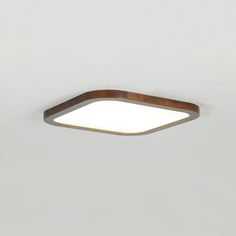 Luminaire de plafond encastré en bois moderne lampe de chambre lampe de chambre intérieure