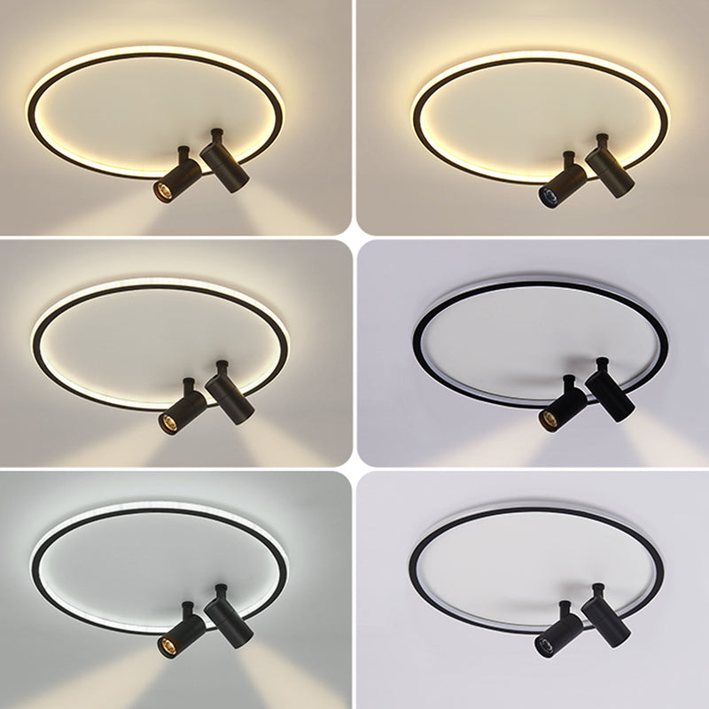 Luminaires encastrés, projecteurs rotatifs, lumière LED pour salon ou Restaurant