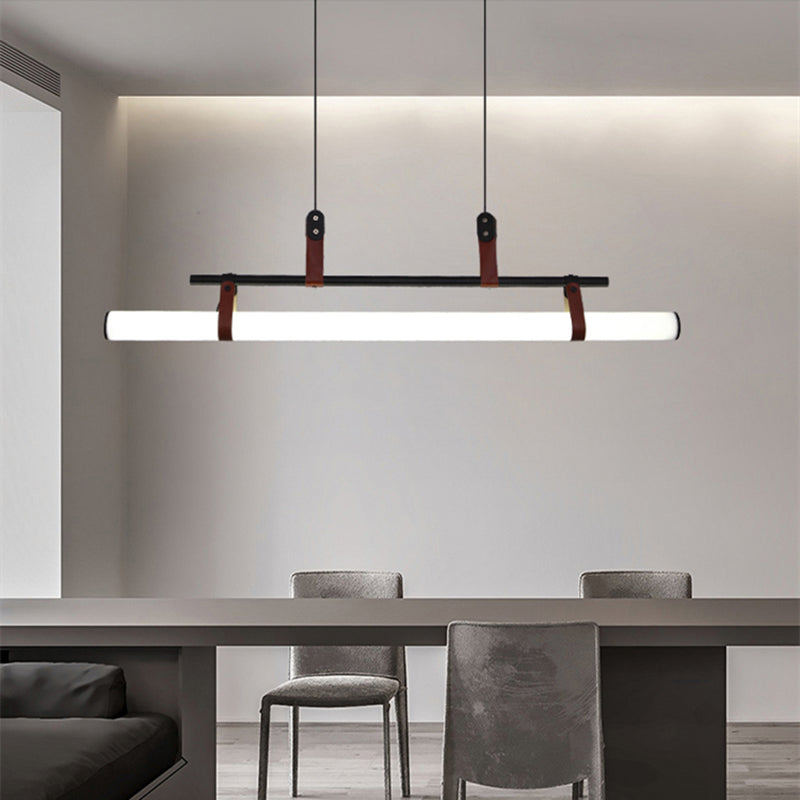 Nuovo lampada lampadario a sospensione moderno di metallo a sospensione per la luce lineare per la stanza di dinging