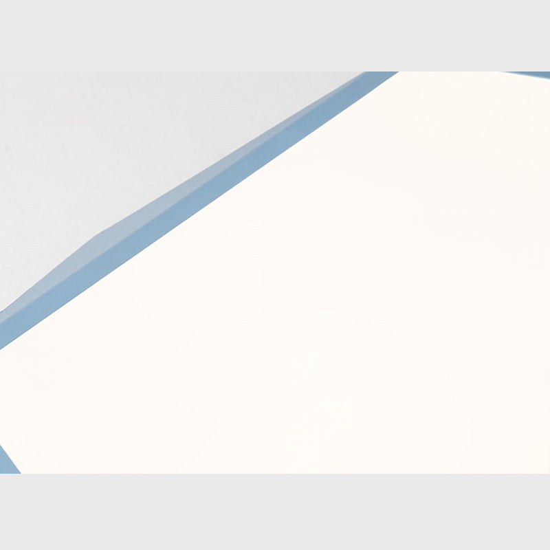 Acrylic Macaron LED Flush Mount Ceiling Light in Modern Singularity Wrought Iron Geometric Ceiling Fixture for Bedroom