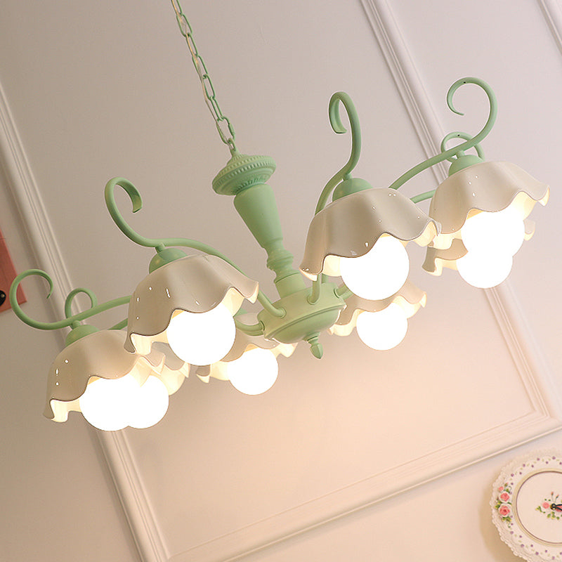 Cerámica contemporánea Luz de colgante de techo Sputnik Luz colgante de colgantes para dormitorio