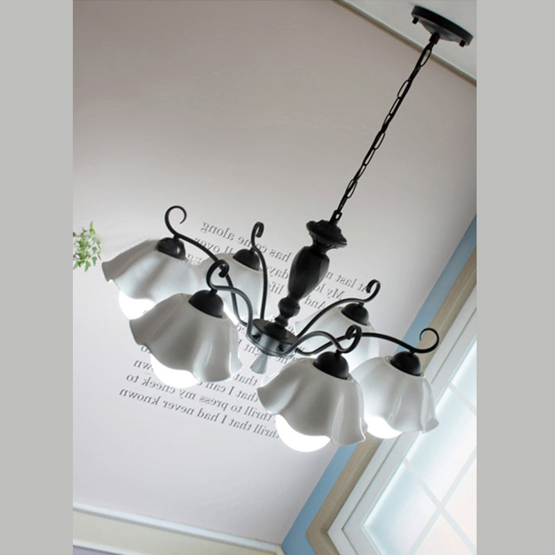 Cerámica contemporánea Luz de colgante de techo Sputnik Luz colgante de colgantes para dormitorio